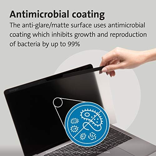 Kensington MP13 Magnetic Macbook Pro Privacy Screen for 13 inch (2016-2022, M1, M2)/ Macbook Air 13 inch (2018-2021, M1), Removable Laptop Privacy Filter, Macbook Mac Screen Protector, K64490WW - Image 3