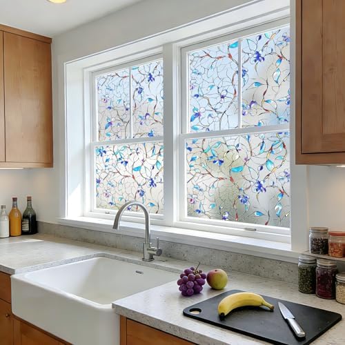 NINETREX Window Privacy Film, Decorative Frosted Film, 29.5" x 78.7" - Image 5