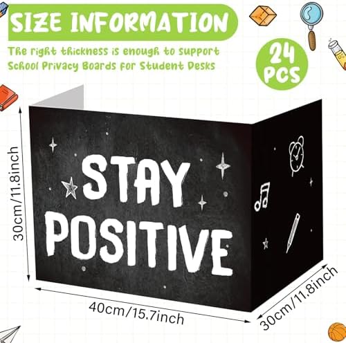 Honoson 24 Pcs Inspirational Privacy Folders for Students - Image 2