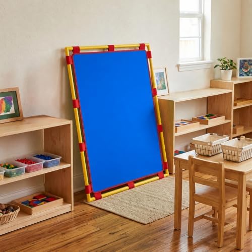 Children's Factory Room Divider 59.5" x 47.5",Blue, Big Screen by ChildrensFactory