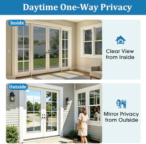 Coavas One Way Privacy Window Film with 3 Tool, 17.5" x 78.7" - Image 5