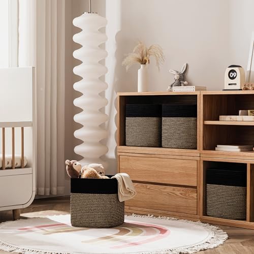 joybest 11inch Cube Storage Bins, Cotton Rope Woven Organizer Basket - Image 6