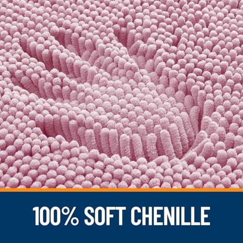 OLANLY Bathroom Runner Rugs 40x24, Extra Soft Absorbent Chenille Bath Rugs - Image 3