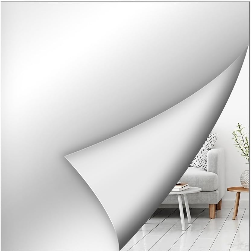 Full Length Mirror Tiles, 12x12 Inch Unbreakable Acrylic Squares for Bedroom, Home Gym, Walls - Shatterproof Mirror Stickers (1pcs) by Unknown