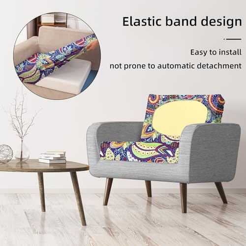 8 Pcs Outdoor Cushion Covers, Patio Sofa Cushion Covers Replacement - Image 6