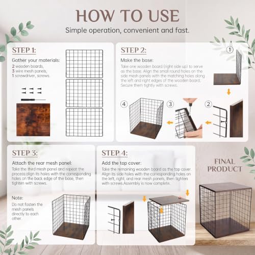 Novabright 3 Pcs Stackable Organizer Bookshelves with Wood Top Extra Storage, DIY Variable Stackable Cube Storage Organizer for Bedroom, Living Room, Walnut Color - Image 5