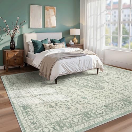 Rugxara 8x10 Area Rugs,Large Rugs for Living Room(Green) - Image 3