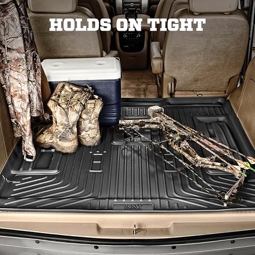 Husky Liners Weatherbeater Cargo Liner | Fits 2014-2019 Toyota Highlander (to Back of 2nd Row Over Folded Flat 3rd Row) | Cargo, 1-pc. Black - 25561 - Image 6
