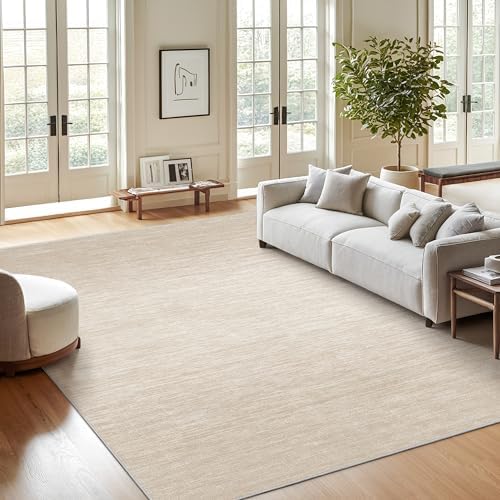 Valenrug 8x10 Area Rugs for Living Room, Large Washable Rug Non Slip Brown - Image 3