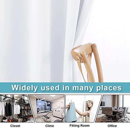 RYB HOME Extra Wide Curtains for Bedroom Closet Office Living Room Divider - Image 5