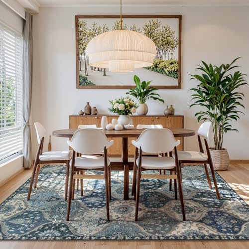 Lahome Moroccan Washable Rugs 9x12, Soft 9x12 Area Rug for Living Room - Image 3