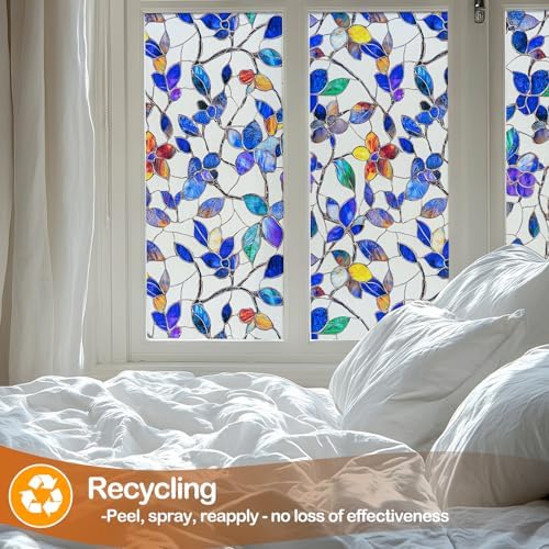 Frosted Privacy Window Film Static Cling Decorative Glass Film17.5x78.7in - Image 6