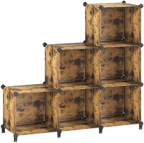 SONGMICS 6 Cube Storage Organizer, extra large DIY Closet Shelf by Unknown