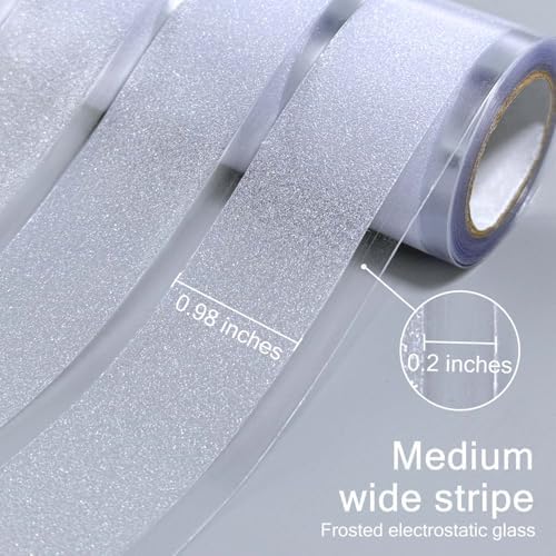 Window Privacy Film Striped with Tools, Stripes, 23.6" x 118.1" - Image 3
