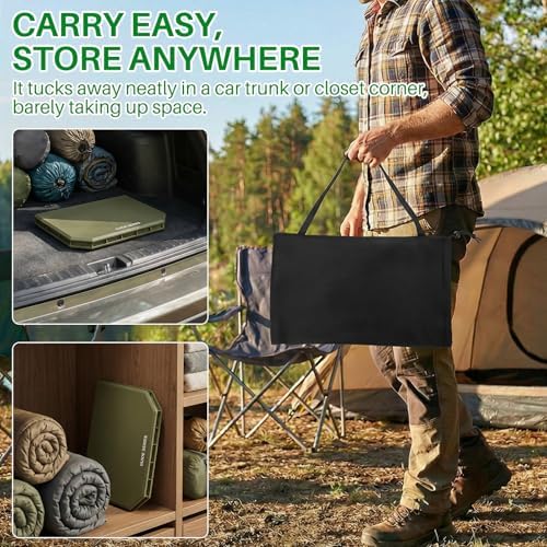 TOPCHANCES Folding Camping Table Outdoor,Ultralight Aluminum Camping Tables Multifunctional Portable Folding Table with Carrying Bag for Holiday Festival Camping Travel Picnic Grilling - Image 6