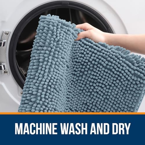 OLANLY Large Bathroom Rugs 44x32, Extra Soft Absorbent Chenille Bath Rugs - Image 5