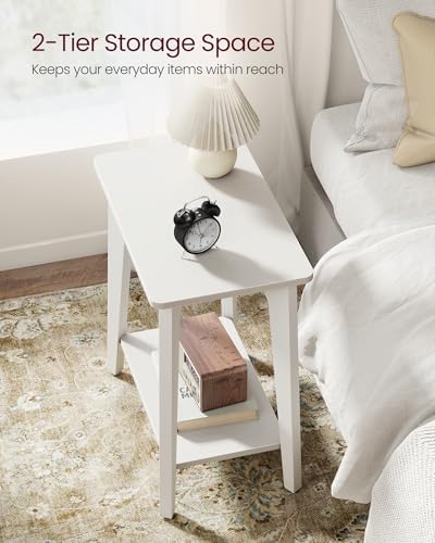 VASAGLE Side Table, 2-Tier Small Rectangular End Table, Nightstand - Image 4