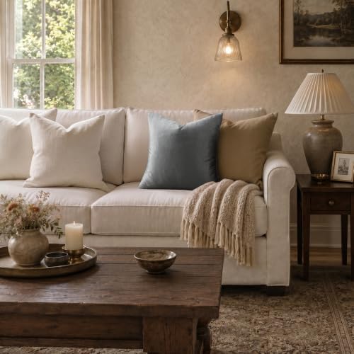 GIGIZAZA Dark Grey Velvet Throw Pillow Covers 24x24 Pack of 2 - Image 2