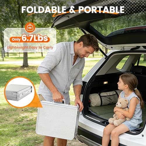WildFinder Folding Camping Table, 3x1.3 FT Small Folding Table Portable - Image 5