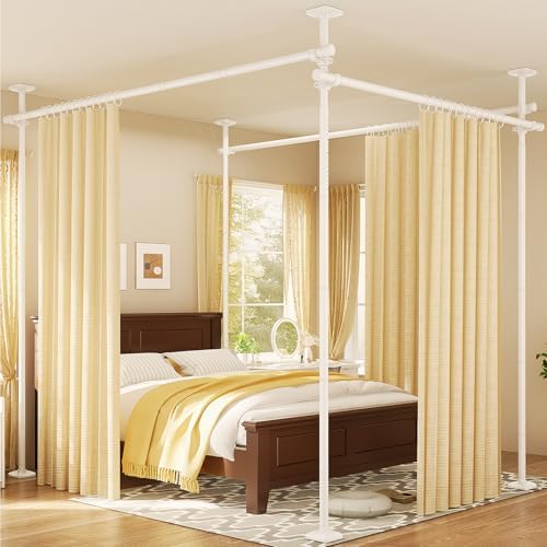 Goovilla Room Divider for Room Separation, 4-10ft(H) 28-171inch(W), White by Goovilla