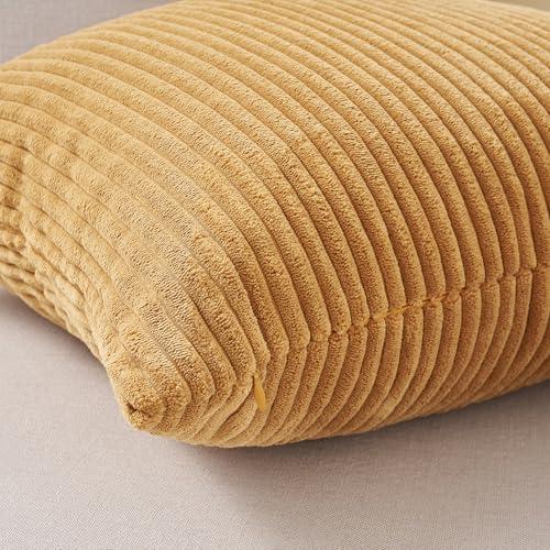 Topfinel Decorative Brown Throw Pillow Covers Cushion Cases, Set of 4 Soft Velvet Modern Double-Sided Designs, Rustic Fall Home Decor, Pillow Inserts Not Included 24x24 inch - Image 5