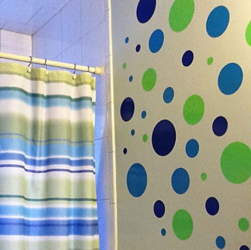 Lime Green Polka Dot Wall Stickers, Girls Room Wall Decor Decals, Wall Dots, Vinyl Circle Peel & Stick DIY Bedroom, Playroom, Kids Room, Baby Nursery Toddler to Teen Bedroom Decoration 3"-6.5" (Lime) - Image 6