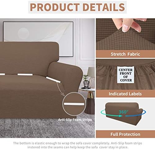Easy-Going 100% Waterproof Chair Couch Cover, Stretch Jacquard Sofa Cover - Image 4