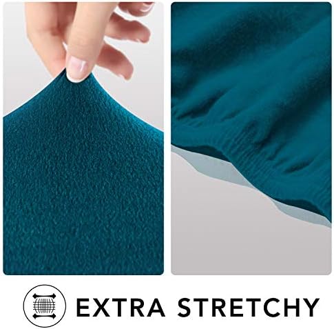 PureFit Stretc Recliner Chair Covers Fleece Soft Couch Covers for Sofa - Image 4