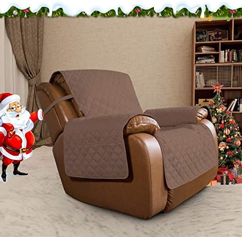 Easy-Going Reversible Couch Cover, Oversized Recliner, Brown/Beige - Image 2