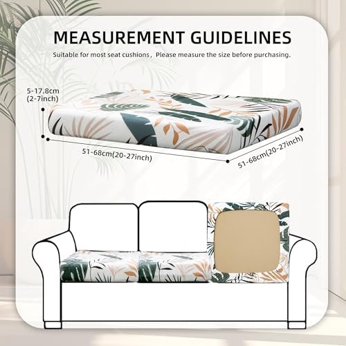 8 Pcs Outdoor Cushion Covers, Patio Sofa Cushion Covers Replacement - Image 2