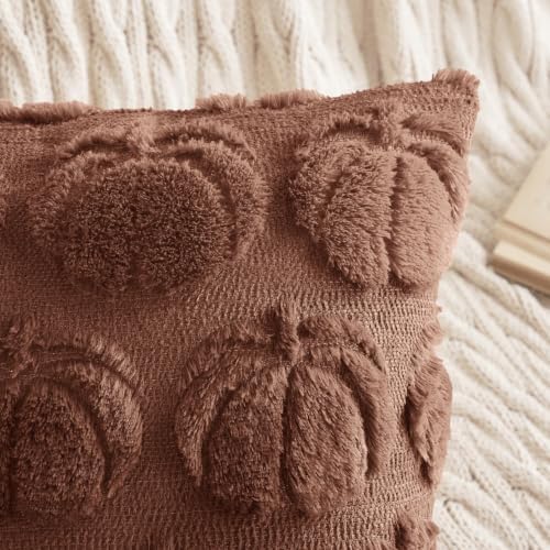 MIULEE Fall Pillow Covers Pumpkin Fall Decor 18x18 Autumn Glaze - Image 2