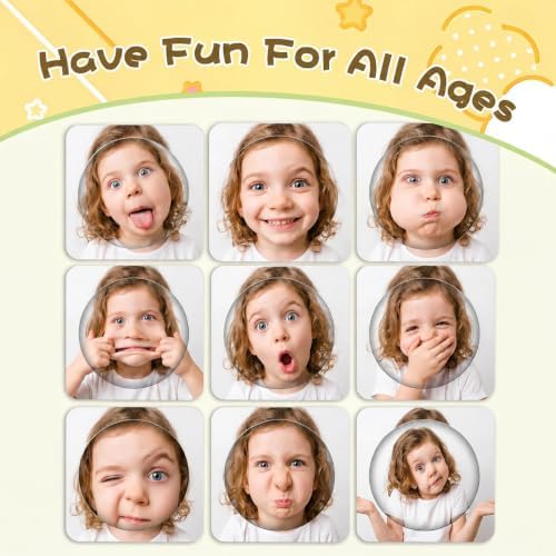 Acrylic Funny Mirror Set 9 Pack - Distortion Mirror for Party Games Photo Booth Props, Unbreakable Magic Mirror for Home Decor Event Space - Rounded Corners - Image 6