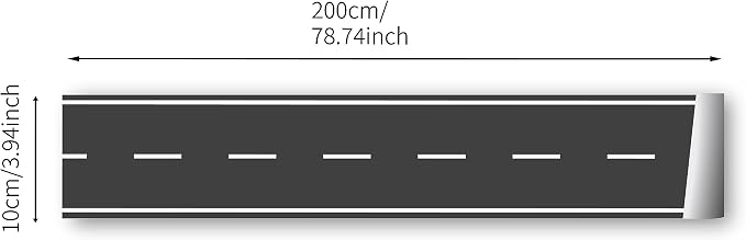 Wall Border Road Stickers Street Nursery Decor Boys Bedroom Decals Vehicle Removable Wallpaper Kids Room Vinyl Murals DIY Cute Decorations - Image 2