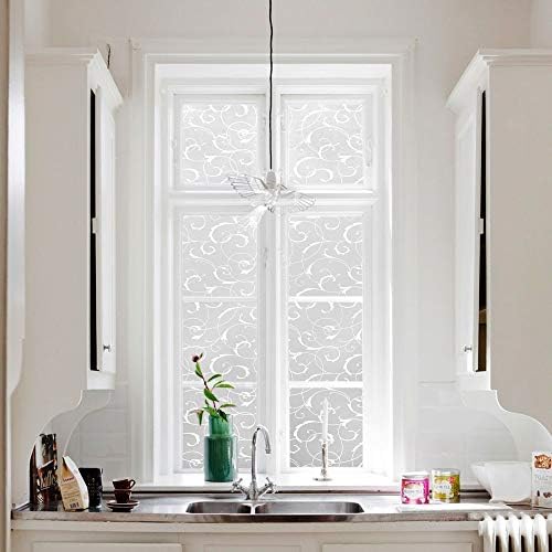 LEMON CLOUD Window Privacy Film, Frosted Glass Window Film, 23.6″ x 157.4″ - Image 4