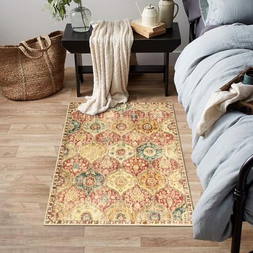 Lahome Moroccan Washable Rug, 2x3 Bathroom Rugs for Kitchen Entryway - Image 5