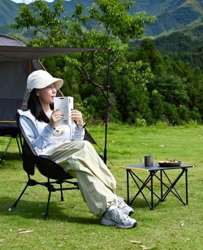 iClimb Ultralight Compact Camping Folding Table (Reinforced Black - L) - Image 2