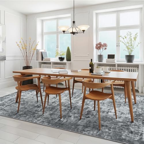 Modern Abstract 3x5 Rug, Non Slip Entryway Rug, Soft Machine Washable Rugs - Image 5