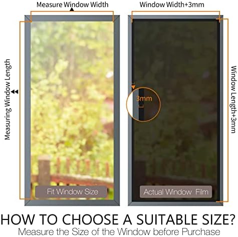 STATINT Window Privacy Film One Way, Mirror Glass Tint, 41.3in x 19.68ft - Image 4