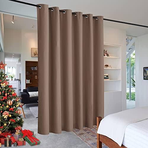 RYB HOME Blackout Room Divider Curtain for Office Loft Shared Apartment by RYBHOME