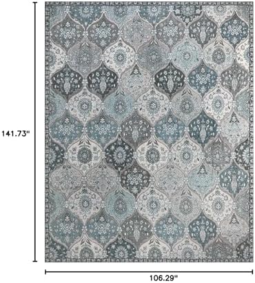 Lahome Moroccan Washable Rugs 9x12, Soft 9x12 Area Rug for Living Room - Image 2