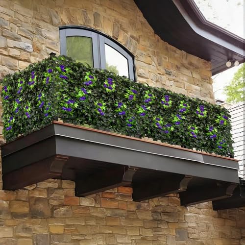 Artificial Expandable Ivy Privacy Fence Screen,Adjustable Size,Dense Leaf Panel,Perfect for Balcony,Garden,Fence Cover and Green Wall Decoration - Image 5