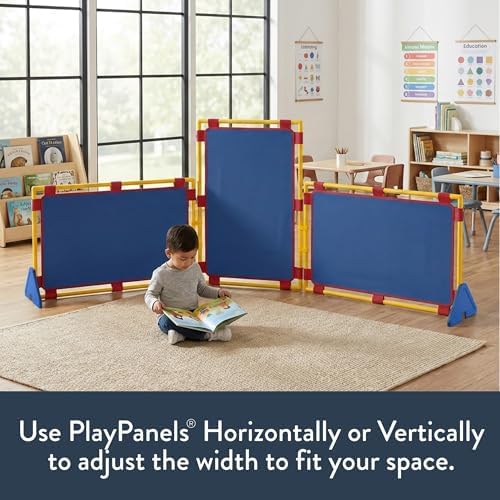 Children's Factory PlayPanel Room Divider 47.5" x 30.5", Blue, 3 - Image 2