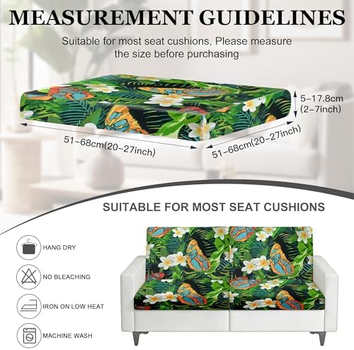 4 Pcs Outdoor Cushion Covers, Patio Sofa Cushion Covers Replacement - Image 2