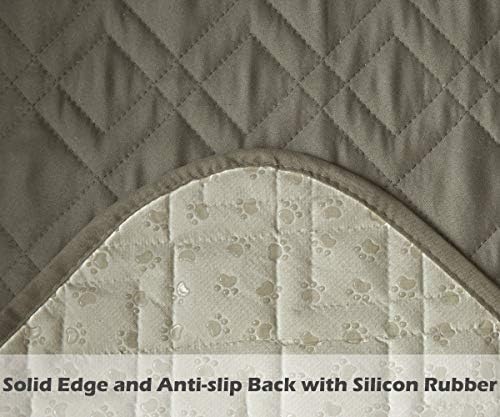Ameritex Couch Sofa Slipcover 100% Waterproof Nonslip Quilted Furniture Protector Slipcover for Dogs, Children, Pets Sofa Slipcover Machine Washable (Green, 68") - Image 5