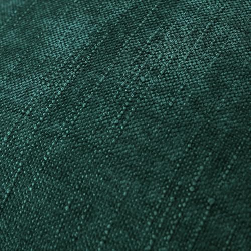 Set of 4 Soft Textured Decorative Throw Pillow Covers 18x18 Inch Cozy Farmhouse Cushion Cover Square Accent Pillow Cases for Bed Couch Sofa Living Room, Dark Teal - Image 4