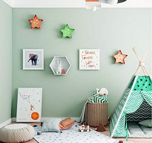 Yasinet Light Green Wallpaper Green Peel and Stick Wallpaper GreenContact Paper Waterproof Self Adhesive Removable Wall Paper Decorative for Wall Bedroom Vinyl Film 17.7" x197" - Image 8