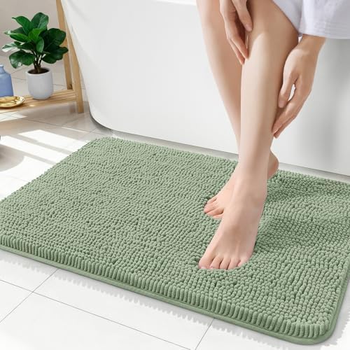OLANLY Bathroom Rugs 35x24, Extra Soft Absorbent Chenille Bath Rugs - Image 3