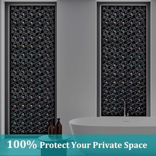 Windimiley Blackout Window Film, 100% Light Blocking Privacy, 11.8" x 78.7" - Image 4