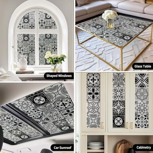 OHTMERU Stained Glass Window Privacy Film Decorative - Image 4