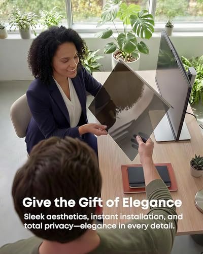 Hanging Privacy Screen Protector for 26-27" Monitors, Removable & No Installation Required, ±30° Privacy Filter, Effectively Blocks High-Energy 460nm Blue Light – Dual Protection for Information Security & Eye Health(27"-16:9 (24.12"×14.02")) - Image 7
